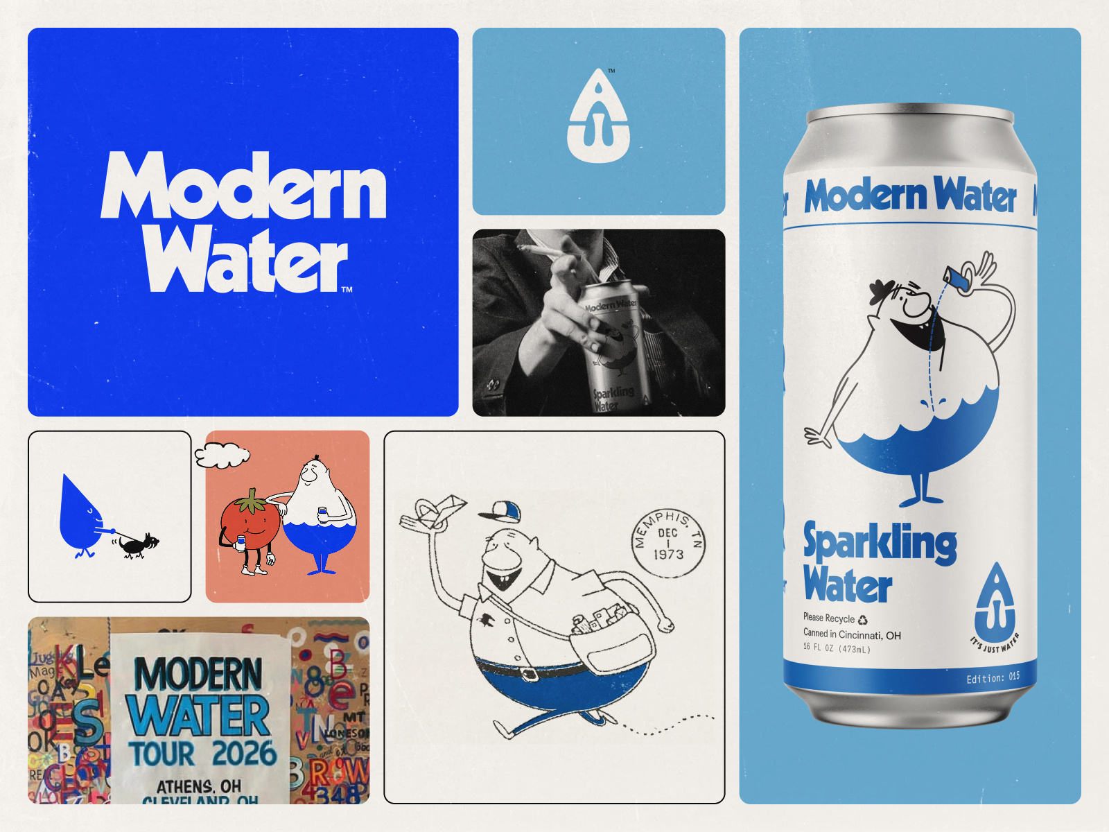 Example of Modern Water - Branding & Website