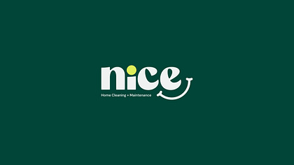 Nice Home Cleaning + Maintenance Logo Design