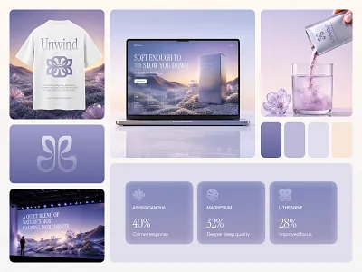 Branding Concept For an Adaptogenic Supplements Brand branding clean concept homepage minimal website