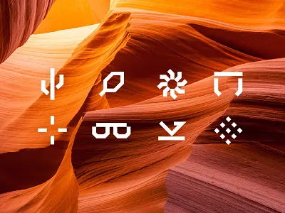 Sunglass Company Icon Set brand identity branding cactus icon icon set iconic iconography illustration minimal monoline sunglasses wells wells collins wells collins design
