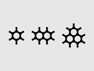 Cells abstract biology biotech cell humanmade logo modern simple