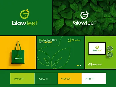Organic Logo, Logo Design, Branding, G Letter Logo, Nature Logo. brand branding creative design graphic design illustration leaf logo logodesign logomaker logotype naturalglow organiclogo ui ux