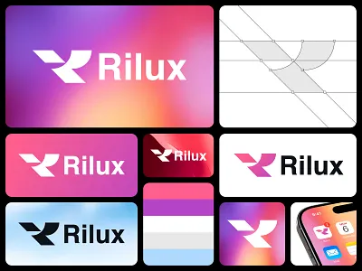 Rilux logo design abstract logo brand designer brand identity brand logo branding creative logo icon identity letter r logo logo logo design logotype mark minimalist logo modern logo monogram professional logo r r logo website logo