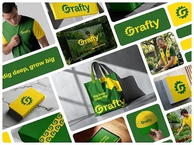 Dig Deep, Grow Big — Brand Identity for a Garden Tool Company branding g logo garden services logo garden tool company logo garden tool logo gardening brand identity gardening logo ggear logo groundskeeping brand hand tool logo hardware logo hardware store branding landscape brand identity landscaping logo lawn care brand identity lawn care logo logo logo deisgner machinery logo outdoor maintenance logo