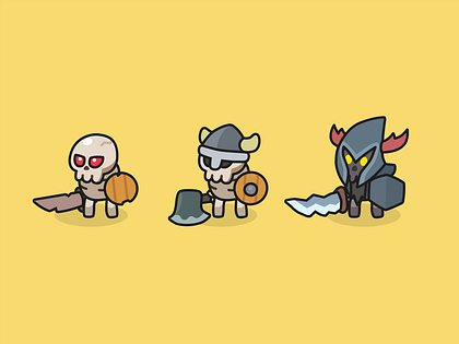 2D Minimal - Enemy Monster Skeleton