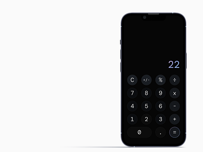 Daily UI 004: Calculator calculator dailyui dark dark ui design minimal typography ui ux web