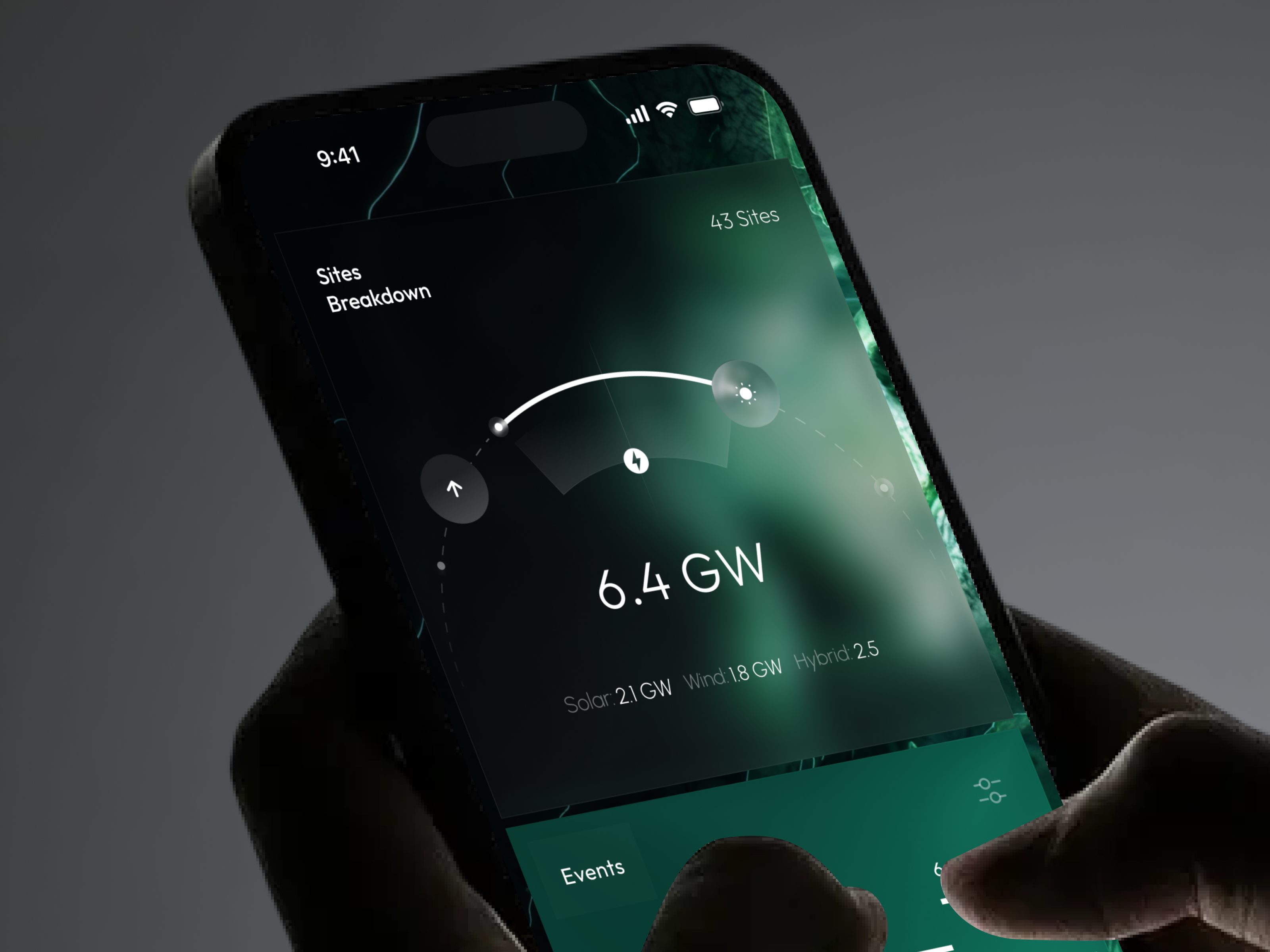 Synapse Energy Mobile App — Dashboard & Analytics UX/UI Design ai app b2b business crm dashboard design energy glassmorphism interface managment mobile monitoring product rondesign saas service software ui ux