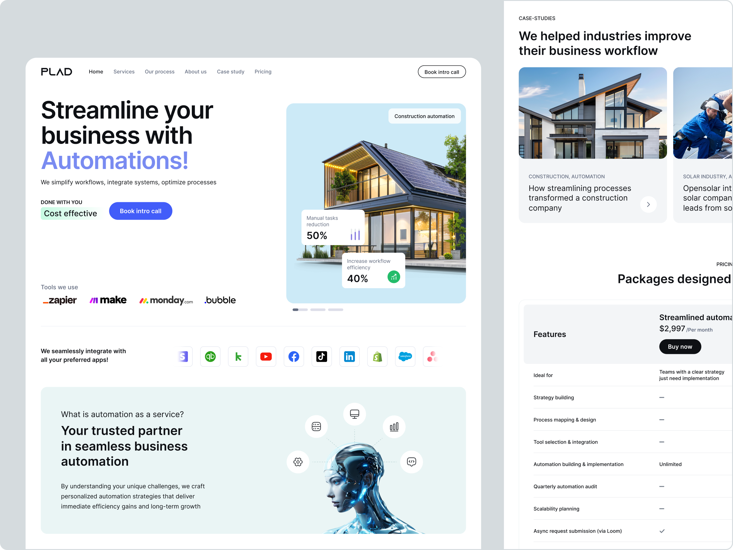 Example of Landing Page Design