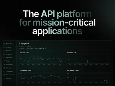 Grafbase platform dashboard illustration product design ui ux