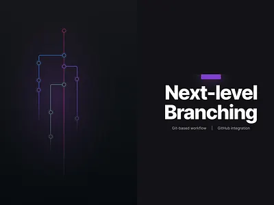 Branching card branding illustration landing page marketing page ui