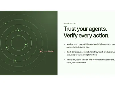 Agent security section illustration landing page ui ux