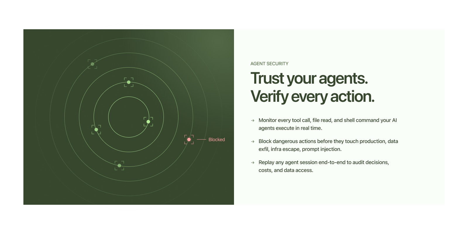 Agent security section