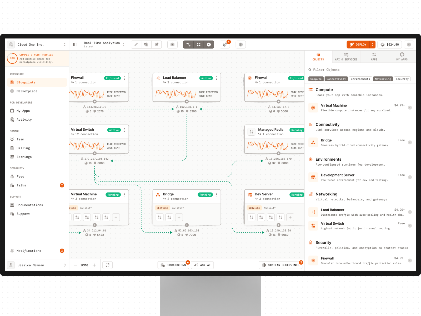 Blueprint Editor for Cloud Platform