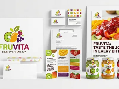 Branding Work | fruvita branding graphic design logo ui