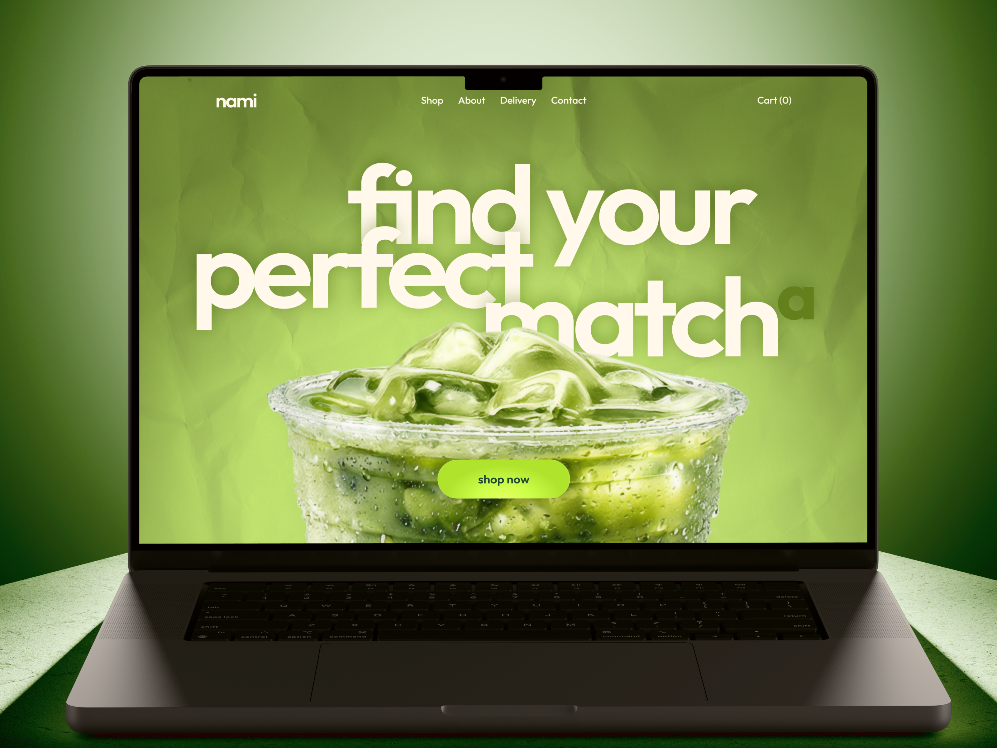 🍵 Web Design for Matcha store e-comm website | Hyperactive beverage clean ui color design drink e comm e commerce food hero section homepage hyperactive matcha product design shopping store ui ux web design website