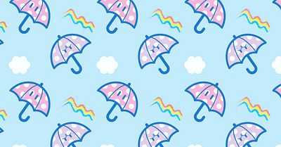 Rainy Daze adobe illustrator clothing graphic design illustration original pattern