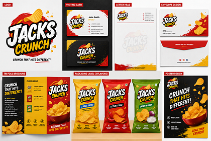 Branding design work | jacks chips