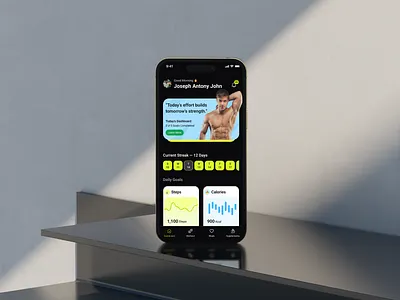 Fitness App design mobile app uiux user interface