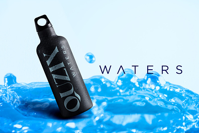 Quzix Waters: Brand identity abstract brand identity branding energetic graphic design logo logo design modern vector waters