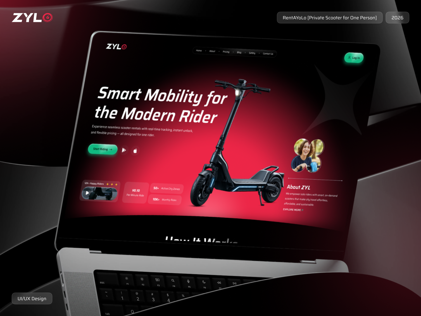 Example of Custom Website UI/UX Design