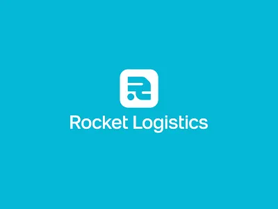 Rocket Logistics brand branding car company design font identity letter logistics logo logotype monogram r road rocket transfer