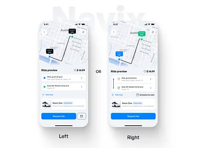 Autonomous taxi booking flow exploration app ui autonomous taxi autonomous vehicle dashboard ui fintech futuristic ui ios app mobile app mobility product design startup ui design ux design