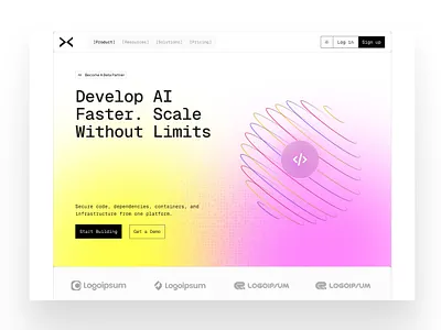 AI SaaS Landing Page ai saas landing page ai saas website ai website landing page product saas landing page saas website startup website