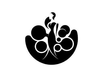 bubble lady app branding design designer flat golden ratio graphic design icon illustration logo logo mark logomark minimalistic monogram simple symbol typography ui ux vector