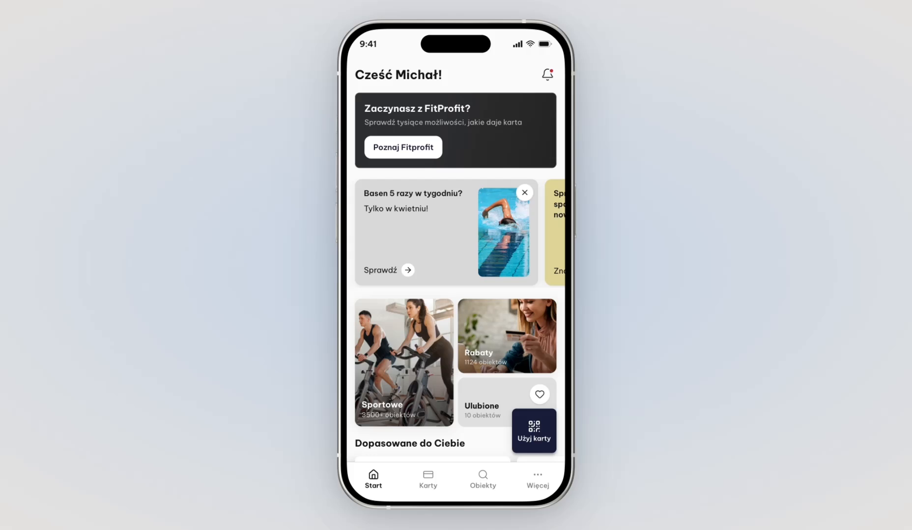 Example of Sports Facility Finder - Mobile App flow