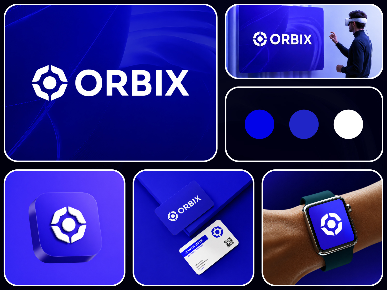 ORBIX – Modern Data Security & AI Logo Design