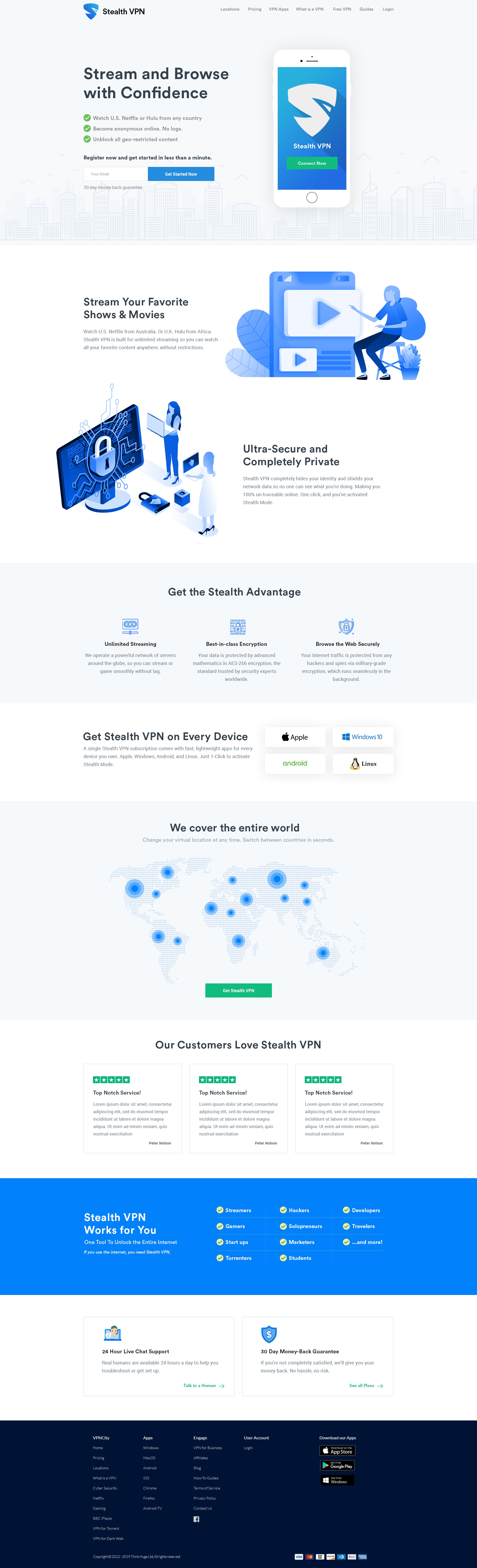 Stealth VPN Website Design | Modern Cybersecurity & Tech UI 3d animation cybersecurity ui dashboard ui digital product design graphic design modern web design privacy app responsive design security platform software website startup website technology branding ui ui ux design user interface vpn website web design web ui