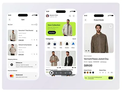 LuxeMira Minimalist Fashion E-Commerce Mobile App UI appdesign cleanui conversionoptimization ecommerceapp fashiontech figmadesign interactiondesign iosdesign kineticglyph minimalist mobileapp motiondesign productdesign swissclean uiux userexperience userinterface