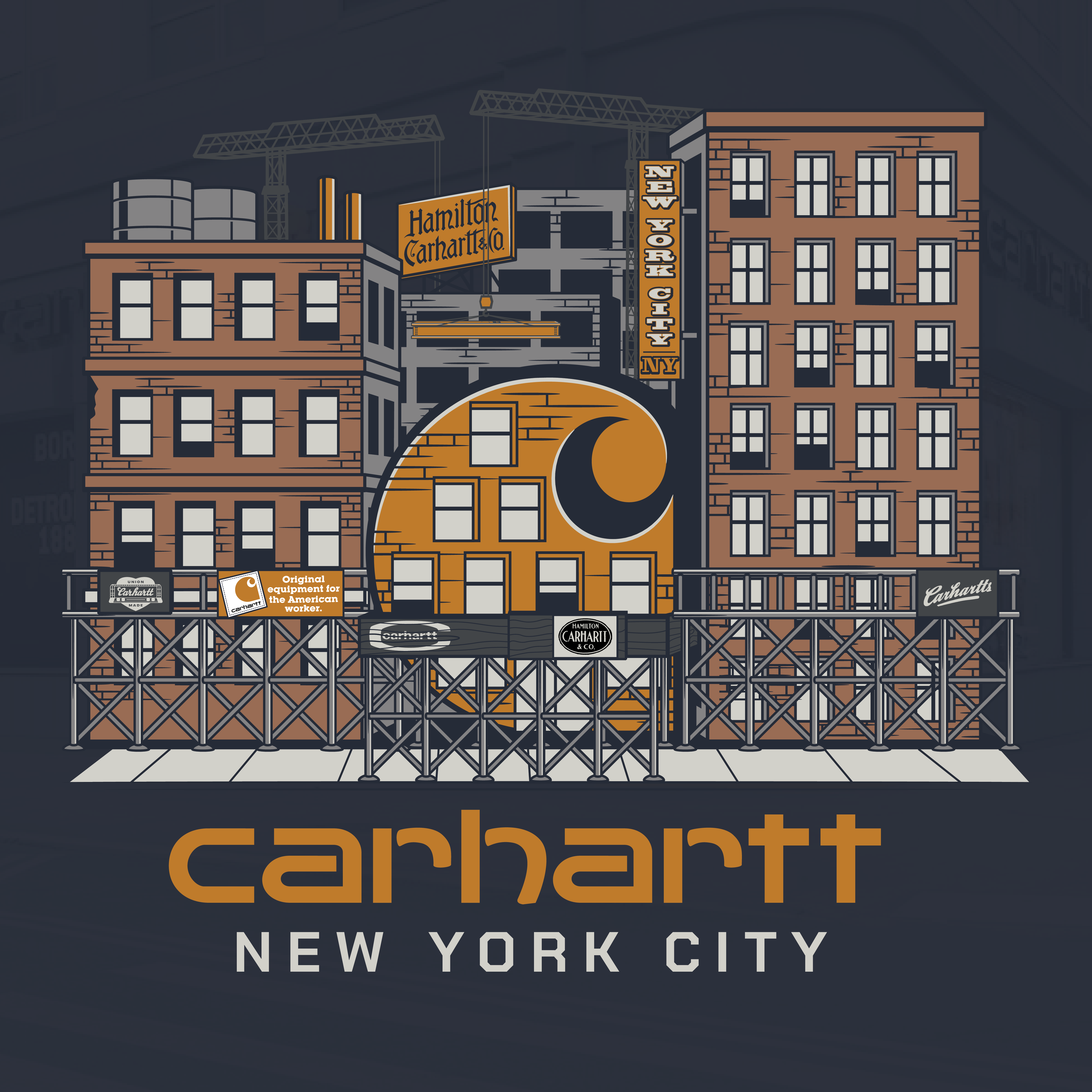 Carhartt: NYC Store: Construction