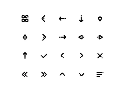 Arrow Icon Set app icons arrow icons arrow set bold icons cursor icons dashboard icons directional arrows geometric icons interface icons minimal icons mobile ui modern icons navigation icons navigation ui saas design ui ui icons ux icons vector icons web icons