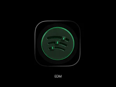 Spotify Icon Animation Idea animation blockchain branding dj electronic genre gradient graffity hip hop icon identity lepisov lettering logo motion music pill rock spline spotify
