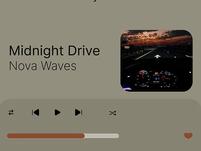 Music Player Design dailyui design ui ux