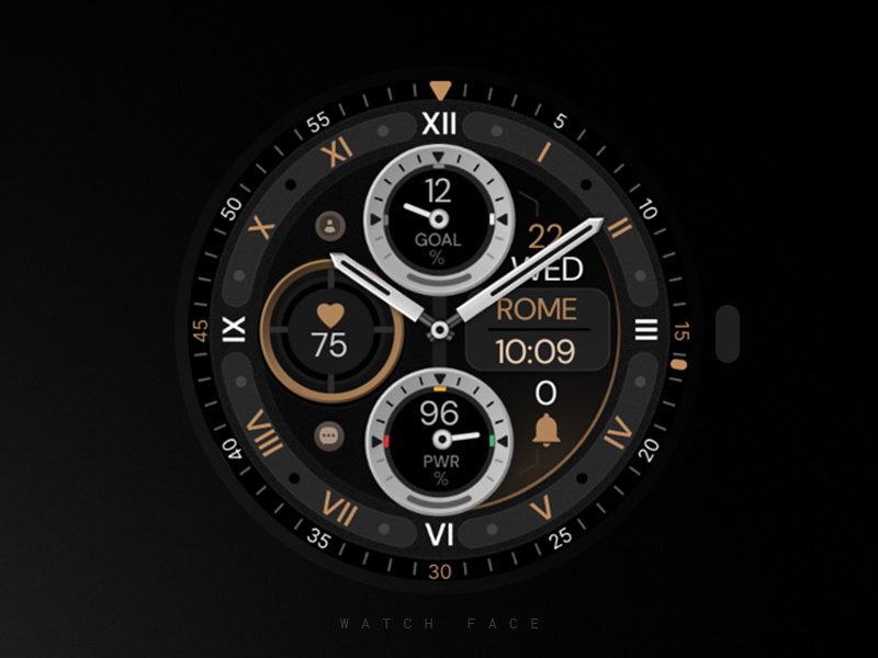 Classy Analog Watch Face