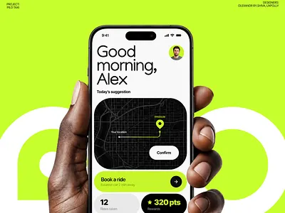Pilo — Autonomous Taxi App · UX/UI & Branding branding creativedesign design ui uidesign webdesign