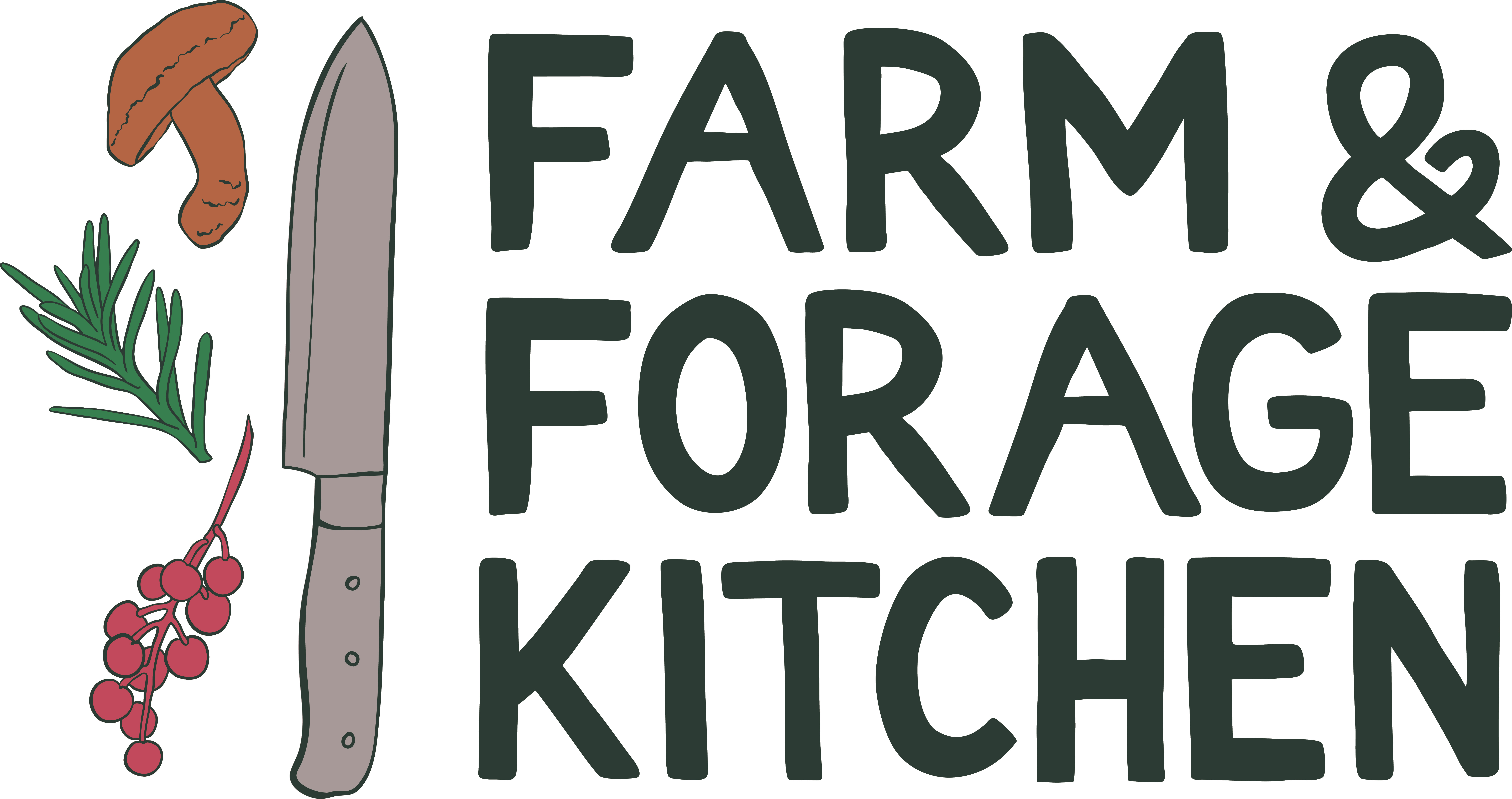 Example of Hand Illustrated Logo With Style Guide