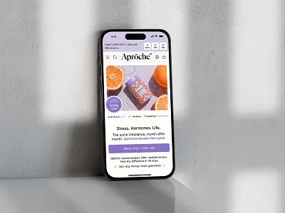 Mobile-First Shopify Redesign for a Premium Vitamins Brand b2cdesign branding cleandesign conversiondesign design designsystem healthdesign landing landing page landingpagedesign minimaldesign mobiledesign mobileui productdesign responsivedesign ui uidesign webdesign website wellnessdesign
