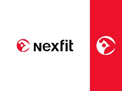 Nexfit — Modern Athletic Motion Logo active lifestyle athletic logo branding dynamic logo fitness app fitness logo fitness startup geometric logo gym logo health fitness luxury fitness minimalist gym logo modern fitness logo performance logo premium athletic sports logo wellness logo