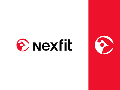 Nexfit — Modern Athletic Motion Logo