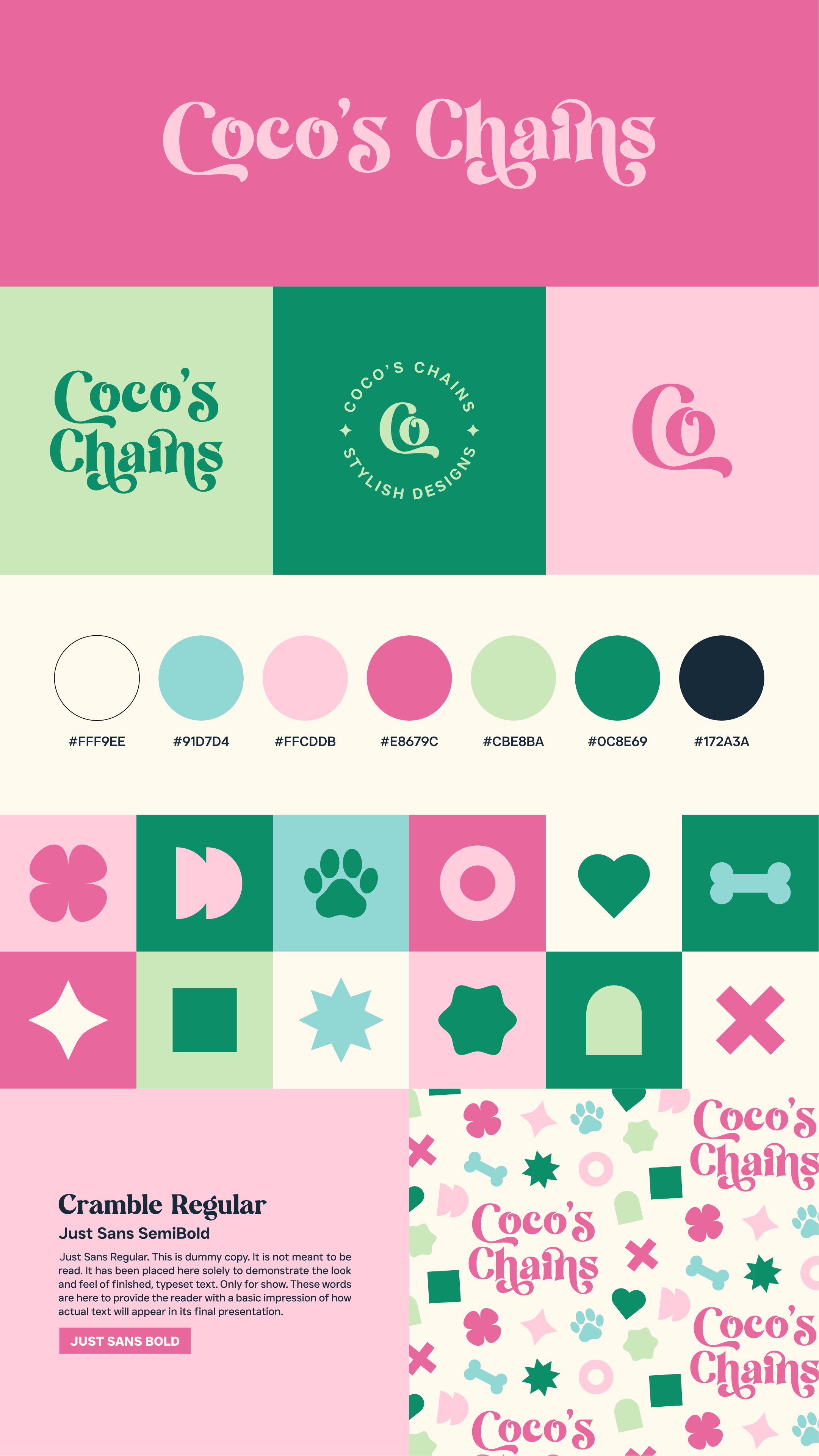 Etsy clothing & accessories branding, girly brand board accessories bold brand board brand design brand designer brand identity branding clothing custom logo etsy feminine girly graphic design graphic designer logo logo design logo designer logomark logotype pink