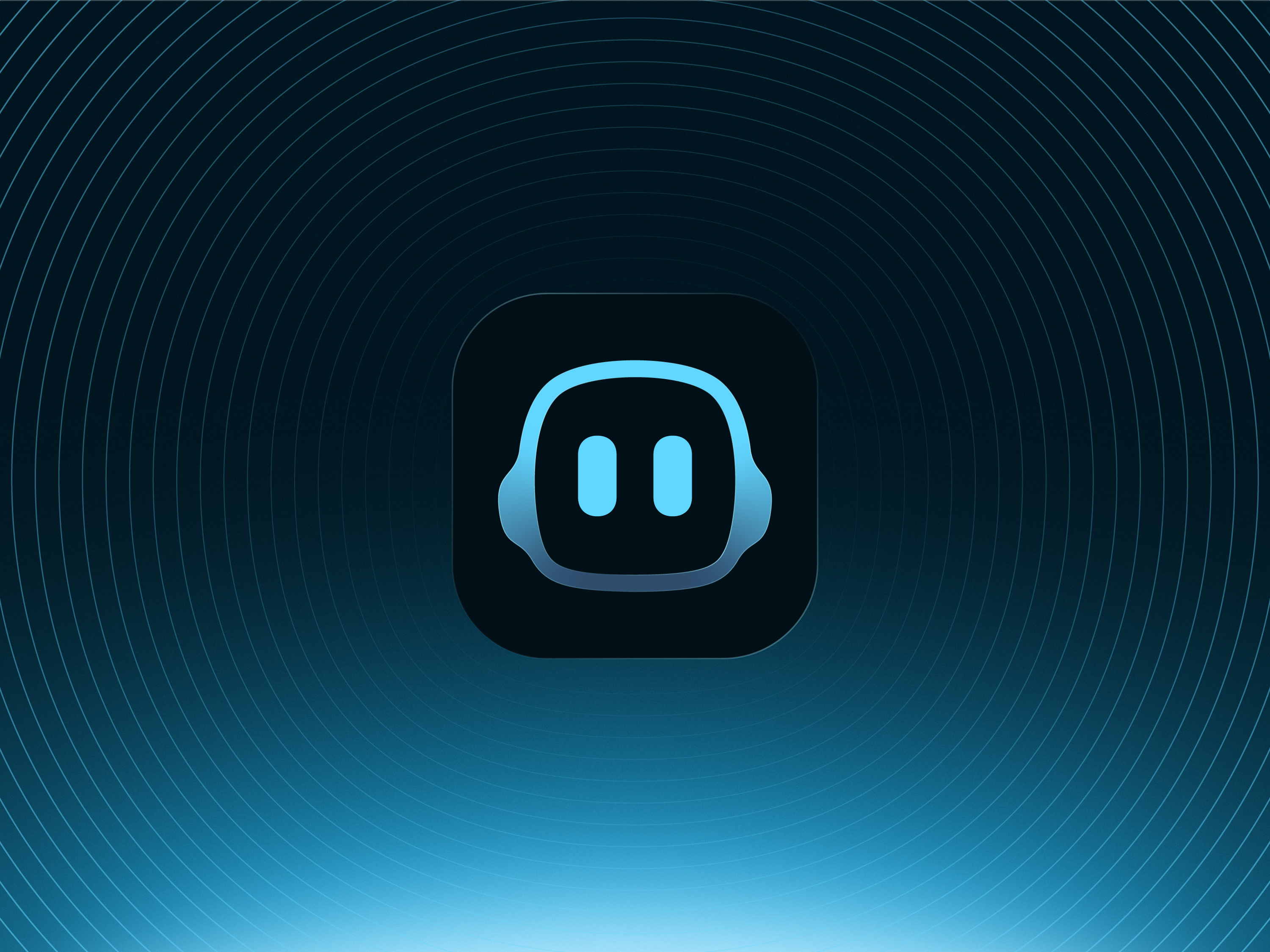 Rik — AI Marketing Companion agentic ai ai agent icon ai brand identity ai character design ai logo ai mascot design ai product design app icon design blue icon design brand mascot character branding character icon dark app icon icon design logo design marketing ai branding mascot icon mascot logo robot icon tech mascot