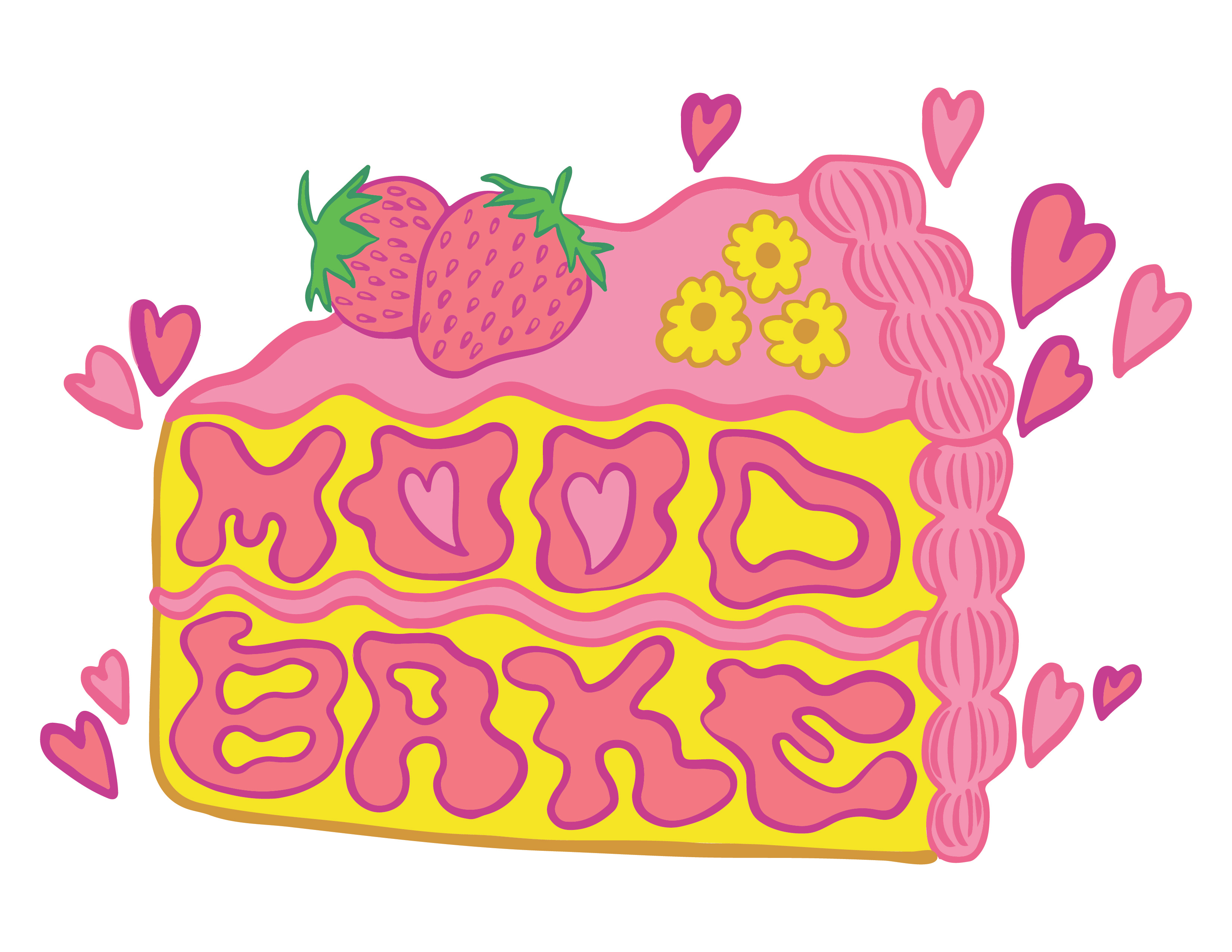 Example of Hand Illustrated Logo With Style Guide
