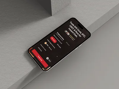 Crypto Trading App animation app crypto dark ui fintech graphic design motion graphics trading app ui uiux