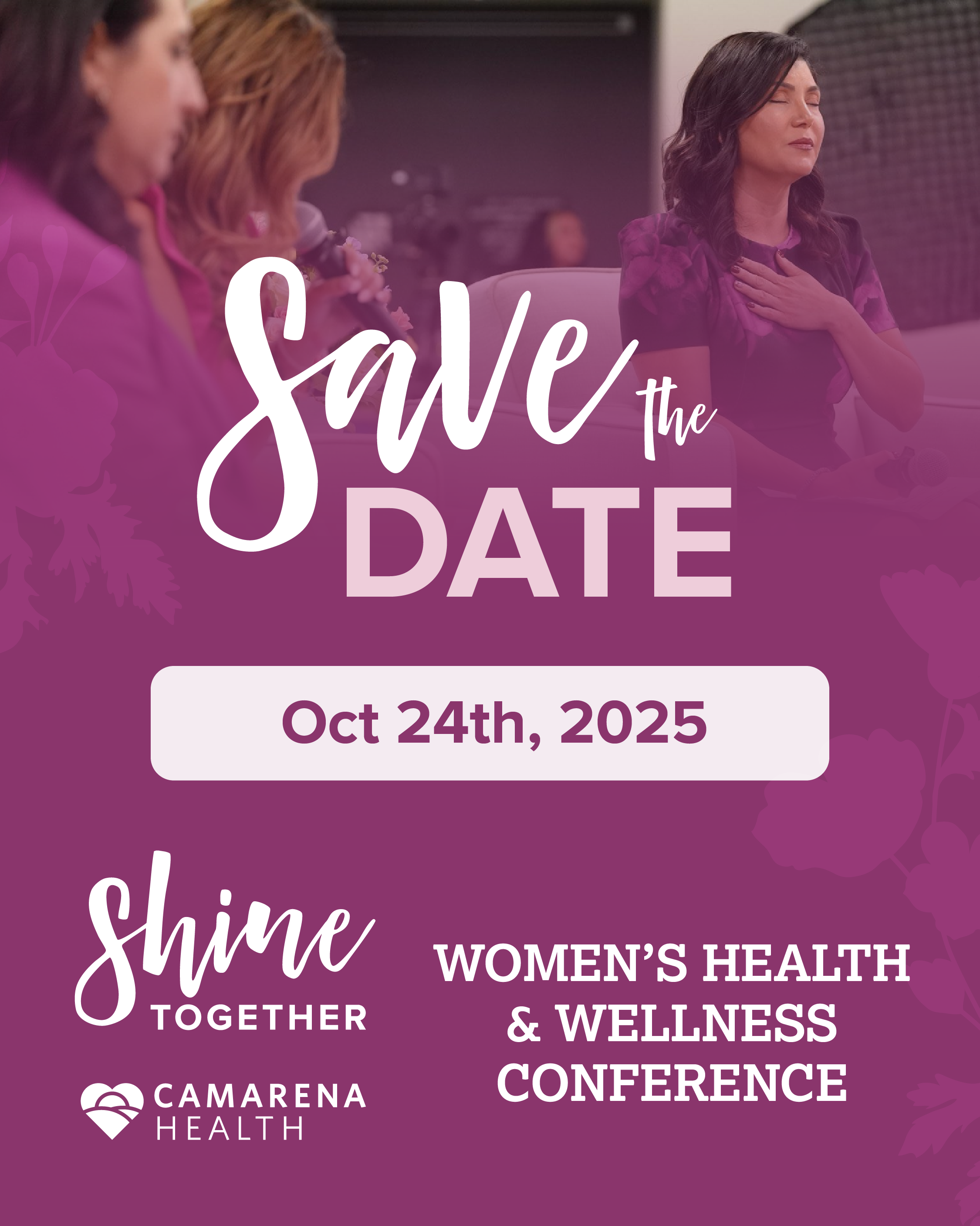 Women's Conference Save the Date branding design graphic design