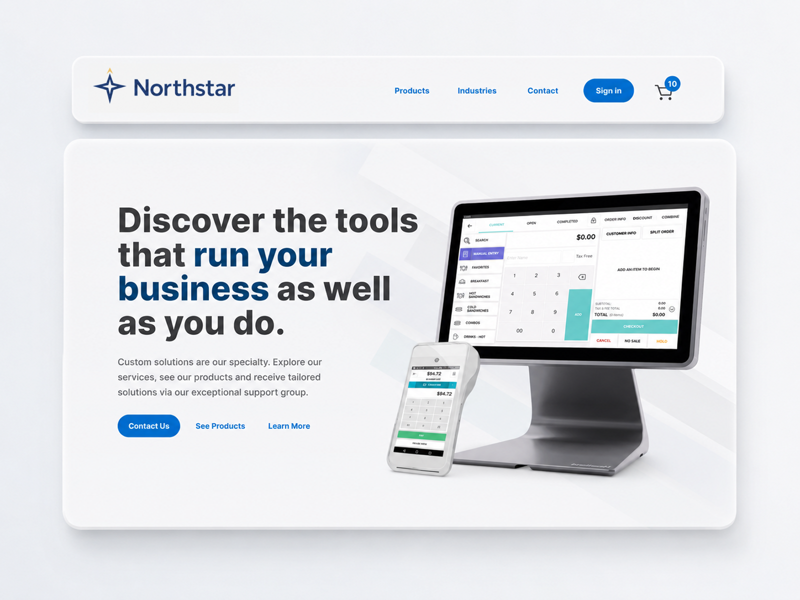 Example of Landing Page Conversion Vehicle Design