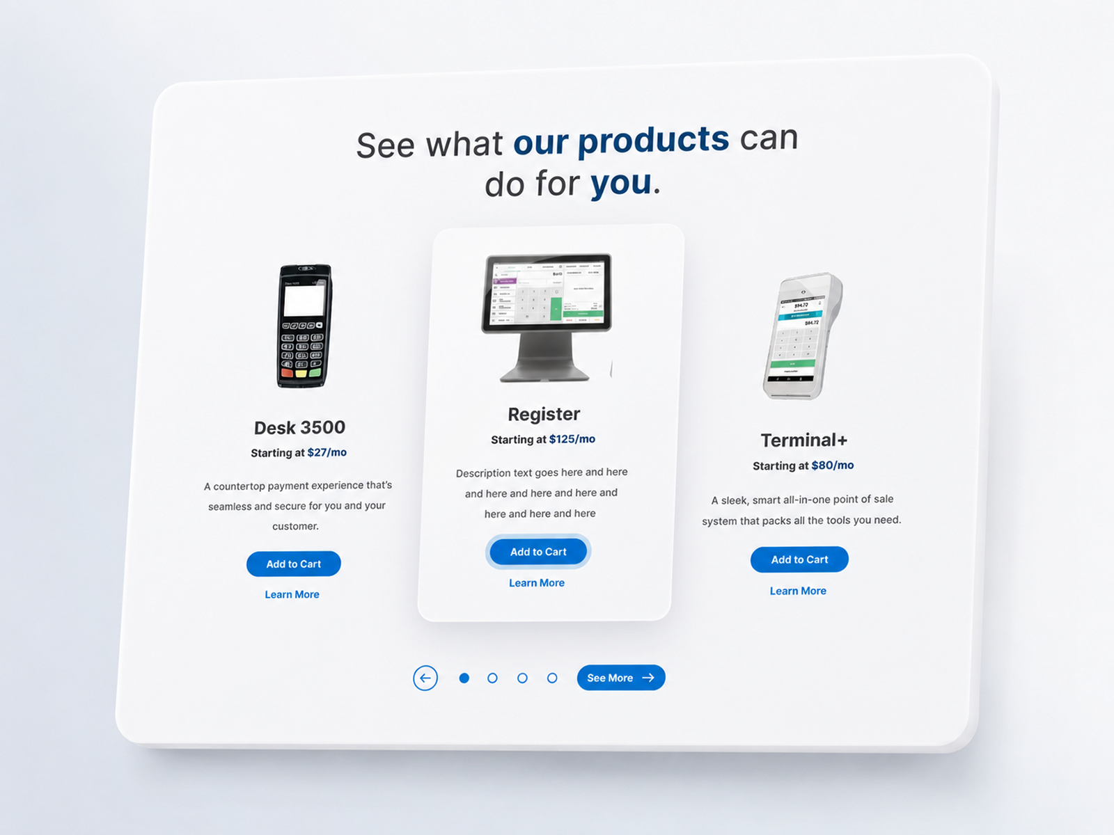 Example of Landing Page Conversion Vehicle Design