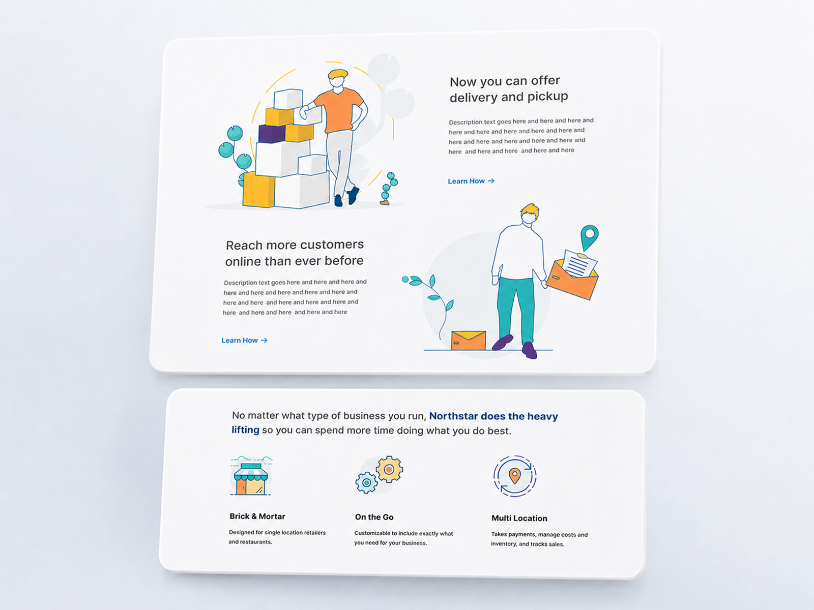 Example of Landing Page Conversion Vehicle Design